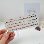 SPRING TULIPS TRIM - FOILED WASHI STYLE STICKERS - Rebecca Yates